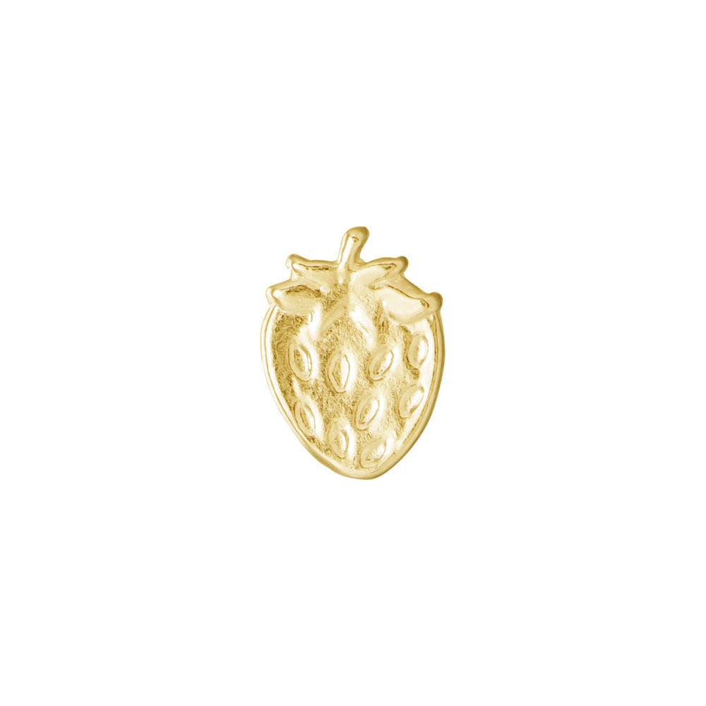 14K Yellow Gold Strawberry