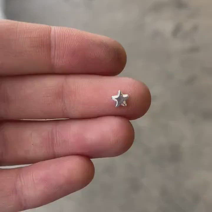 tiny silver star