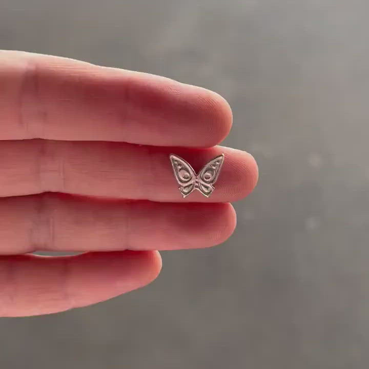 silver butterfly